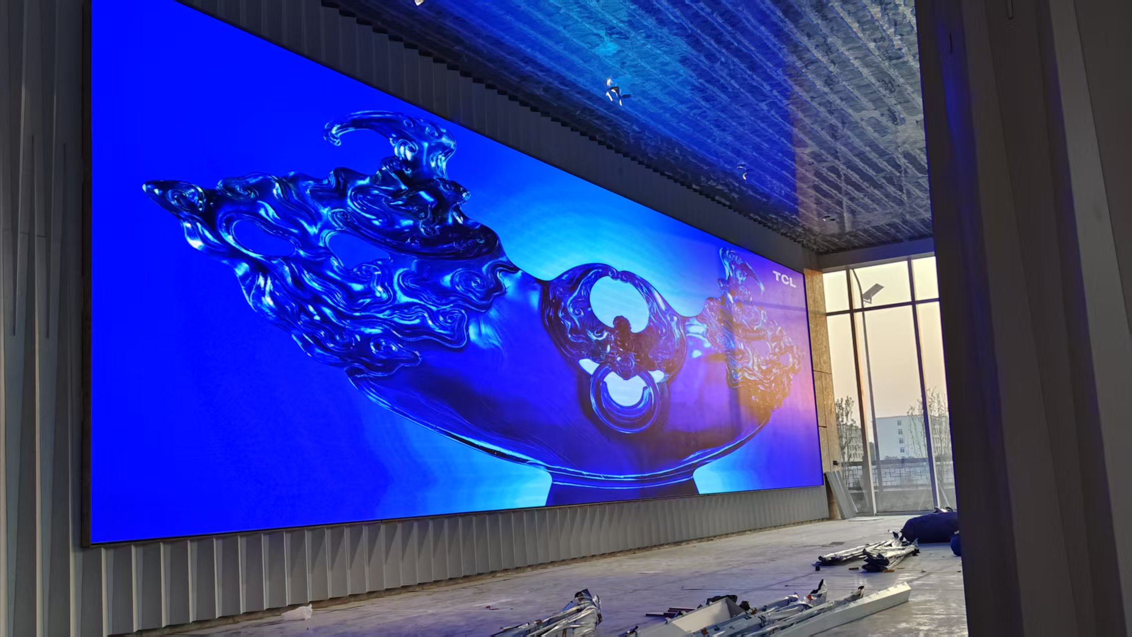 南鹤壁调度中心指挥大厅 LED 高清无波纹显示项目
