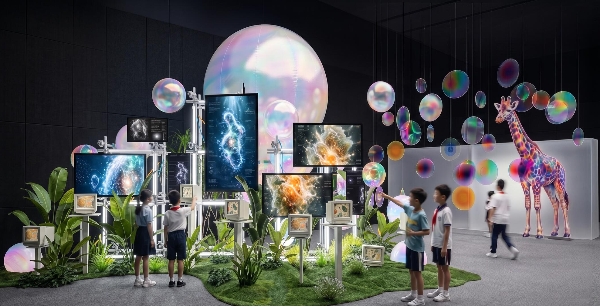 峨影跨界生态艺术展｜扑睿德州游戏官网显控规划：当电影基因遇见LED艺术